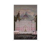 Mingki Grand Budapest Hôtel Movie Poster sur toile Motif famille moderne 40 x 60 cm