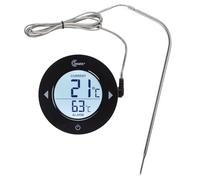 MINGLE 5-8013 Thermomètre de cuisine alarme affichage en °C / °F, produits liquides, grillade, rôti, sauce