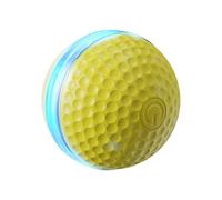 MINGLEA Balle lumineuse pour chat avec roulement automatique et anti-mastication pour animal domestique, chien, chat, divertissement d'intérieur