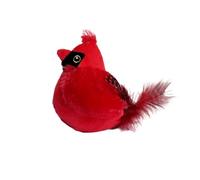 MINGLEA Chirping Bird Jouet pour chat D | Chats d'intérieur, son activé par le toucher, détails de la queue, amusement de frappe, activité quotidienne à la maison