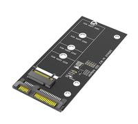 MINGLEA Clé B 22 broches vers boîtier de disque dur SSD 2,5" Connecteur de protection pour 2230 2242 2260 2280