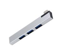 MINGLEA Hub USB 3.0 en aluminium C vers 4 ports USB 3.0 pour ordinateur portable, PC, consoles, imprimante, appareil photo, clavier, souris