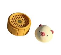 MINGLEA Joli cochon en résine magnétique pour clavier mécanique facile à installer et à enlever