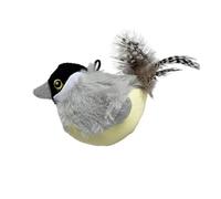 MINGLEA Jouet pour chat Chirping Bird E | Chats d'intérieur, son activé par le toucher, détails de la queue, amusement de frappe, activité quotidienne à la maison