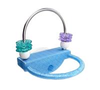 MINGLEA Perchoir à mâcher pour perroquets avec motif fleur pour petit oiseau interactif et activité de divertissement