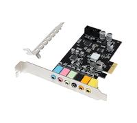 MINGLEA ST117 Carte son PCIe X1 CM6212 7.1CH pour casque de jeu avec audio haute résolution et prise en charge S/PDIF