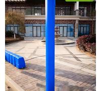 Minglez Rembourrage de Poteau Rouleau de Protection pour Poteau de Garage (2.1 m), Coussin De Remplacement Rond pour Trampoline (5 7 8 9 10 11 13 14 15 31 cm), Housse Décorative(Blue,6.5in/16.5cm)