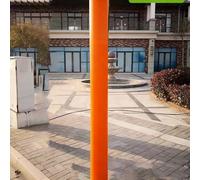 Minglez Rembourrage de Poteau Rouleau de Protection pour Poteau de Garage (2.1 m), Coussin De Remplacement Rond pour Trampoline (5 7 8 9 10 11 13 14 15 31 cm), Housse Décorative(Orange,6.5in/16.5cm)