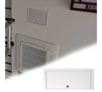 Minglez Trappe de Visite Plafond 250x150 250x300 250x350 250x600 mm, Tranche D'inspection Murale Blanche pour Plafond/Cloison Sèche/Plomberie Plaque de Recouvrement pour Trou Mural(400x600mm/16x24in)