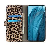 MingMing Coque pour Samsung Galaxy A52s 5G Premium PU Cuir de Protection et Stand Support et Porte-Cartes de Crédit Portefeuille Étui Housse Coque pour Samsung Galaxy A52s 5G (Imprimé léopard)