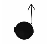 MINGRUILIHAI Cache de Crochet de Remorquage Avant pour VW Golf VI MK6 2009-2012, ABS Voiture Pare-Chocs Cache-œillet Remorquage Rechange Accessoire,D/Black