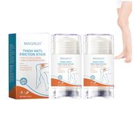 MINGRUO 2Pcs Bâton Anti-Friction, Baume Anti Frottement, Bâton Anti-frottements Sportifs Crèmes, Prévient les Frottements, Prévient les écorchures sur les deux cuisses