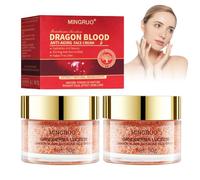 MINGRUO 2Pcs Crème de Sang de Dragon, Dragon Blood Crème, Crème Anti-Rides pour le Visage, Éclaircit le Teint et Hydrate en Profondeur Crème Riche en Sang de Dragon