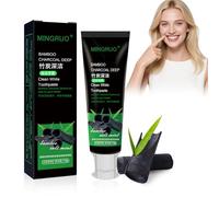 MINGRUO Dentifrice au Charbon de Bambou pour Blanchir les Dents Dentifrice Profond au Charbon de Bambou Bamboo Charcoal Deep Toothpaste Nettoie les taches et les odeurs