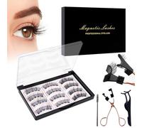 MINGRUO Faux Cils Magnetique Magnetic Lashes Faux Cils 3D Eyelashes Magnétiques Reutilisable Magnetique Faux Magnétiques Avec Applicateur