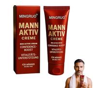 MINGRUO Männerpflegecreme, Crème Vitalité Boost, Crème De Soutien De La Vitalité Pour Homme, Soin Nourrissant Pour L'énergie Et La Fraîcheur