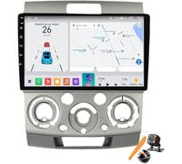 MingXing M6 pro3,Autoradio Android 15.0, écran 9 Pouces 2 DIN pour F-ord Ranger/BT-50/Focus 2006-2011, GPS avec CarPlay/Android Auto, Lecteur multimédia FM BT