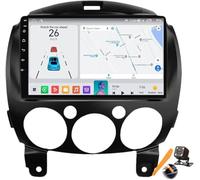 MingXing Y300s,Autoradio Android 15.0, écran 9 Pouces 2 DIN, Remplacement de GPS pour M-azda 2 2007-2014 & Honda Spirior 2007-2012, CarPlay, GPS, récepteur FM/BT, Lecteur multimédia DVD