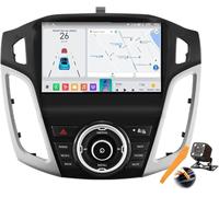 MingXing Y500s,Autoradio Android 15.0 2 DIN, Lecteur multimédia DVD à écran Tactile 9 Pouces avec Navigation GPS, récepteur FM/BT, Android Auto et Carplay, Remplacement pour F-ord Focus 2011-2019