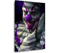 MINGYANMAO Impression Sur Toile 30 * 50cm The Clown Die Laughing Scary Poster Pictures Soggiorno Giclée stampa opere d'arte per camera da letto casa moderna Senza Cornice