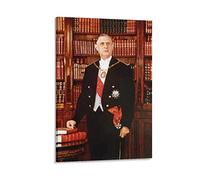 MINGYANMAO Tableau Toile Decoration 30 * 50cm Poster per la decorazione della camera da letto della famiglia moderna con stampa artistica di Charles De Gaulle Senza Cornice