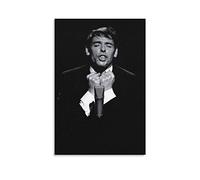 MINGYANMAO Toile Peinture 30 * 50cm Jacques BREL Pittura di stampa cantonica per soggiorno Camera da letto Decor Senza Cornice