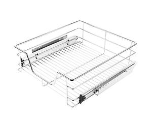 MINGYI Lot de 1 DIY Tiroir Coulissant Cuisine, Tiroir Télescopique de Rangement, Rangements sous évier, Panier Coulissant avec Rails Complète, pour Largeur de l'armoire 60 cm