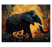 MINGYTN Impression Sur Toile Peinture Affiche D'animaux Éléphant Tigre Crocodile Dragon Images Imprimées Art Mural Peinture Sur Toile Pour Salon Chambre À Coucher Décoration D'intérieur(UNE,40x50cm)