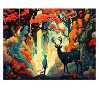 MINGYTN Impression Sur Toile Peinture Affiche D'animaux Éléphant Tigre Crocodile Dragon Images Imprimées Art Mural Peinture Sur Toile Pour Salon Chambre À Coucher Décoration D'intérieur(F,20x30cm)