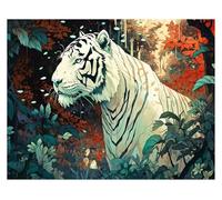 MINGYTN Impression Sur Toile Peinture Affiche D'animaux Éléphant Tigre Crocodile Dragon Images Imprimées Art Mural Peinture Sur Toile Pour Salon Chambre À Coucher Décoration D'intérieur(C,30x40cm)