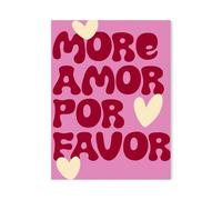 MINGYTN Impression Sur Toile Peinture Affiches D'amour Colorées Avec Lettres Imprimées, Peinture Sur Toile Pour Chambre À Coucher, Salon, Décoration Murale(G,30x40cm)