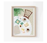 MINGYTN Impression Sur Toile Peinture Affiches Et Impressions Sur Toile Représentant Des Aliments Chinois Indiens, Vietnamiens Et Japonais, Dîners Entre Amis Et Famille Décoration Murale(H,40x50cm)