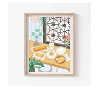MINGYTN Impression Sur Toile Peinture Affiches Et Impressions Sur Toile Représentant Des Aliments Chinois Indiens, Vietnamiens Et Japonais, Dîners Entre Amis Et Famille Décoration Murale(J,30x40cm)