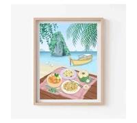 MINGYTN Impression Sur Toile Peinture Affiches Et Impressions Sur Toile Représentant Des Aliments Chinois Indiens, Vietnamiens Et Japonais, Dîners Entre Amis Et Famille Décoration Murale(B,20x30cm)
