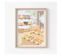 MINGYTN Impression Sur Toile Peinture Affiches Et Impressions Sur Toile Représentant Des Aliments Chinois Indiens, Vietnamiens Et Japonais, Dîners Entre Amis Et Famille Décoration Murale(V,40x60cm)