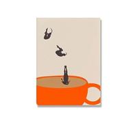 MINGYTN Impression Sur Toile Peinture Peinture Sur Toile, Art De Café, Impression De Café, Affiche De Boisson, Exposition Rétro, Plongeur Mural, Décoration De Cuisine Moderne Abstraite(UNE,20x30cm)
