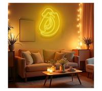 MINGYTN LED néon signe Embrace Neon Lights Luminosité Réglable Convient Pour Studio Chambre Décoration Murale 32cmx43cm(Ré)
