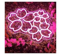 MINGYTN LED néon signe Sakura Neon Light, Enseignes Au Néon Alimentées Par USB À Intensité Variable Pour La Décoration Murale Fête D'anniversaire Fleuriste Salle Jeux 29.97cm×38.1cm