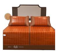 Mingyu Matelas D'été en Bambou : Ensemble De Climatisation Pliable Double Face - Lit Rafraîchissant Enroulable pour Lit Simple, Double Ou Queen Size(135X195CM/53.1x76.6)