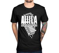 MINGYU VINIBABY Men's Attila Coffin Outlawed About That Life Rage Guilty Pleasure T-Shirts Black 3XL