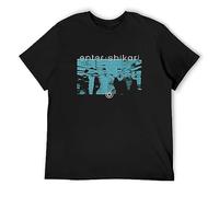 MINGYU VINIBABY Men's Enter Shikari Japan Shot Teeens Graphic T-Shirt Black S