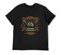 MINGYU VINIBABY Men's Hot Water Music Exister Black T-Shirts Black XL