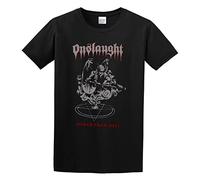 MINGYU VINIBABY Men's Onslaught Power from Hell Cotton T Shirt Black 3XL
