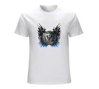 MINGYU VINIBABY Men's Skull Expendable Funny Herren Da Men Funny T-Shirts White 3XL