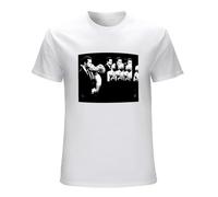 MINGYU VINIBABY Men's The Lady from Shanghai Orson Welles Pre Shrunk T-Shirts White L