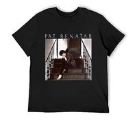 MINGYU VINIBABY Rive Men's Pat Benatar Precious Time Regular Fit T Shirt Black XXL