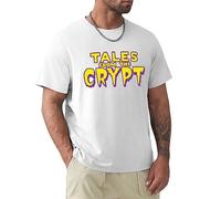 MINGYU VINIBABY Tales from The Crypt Horror Movie Mens T Shirt White M