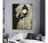 MINGYXZZT Impression sur Toile Murale Tableau Oiseau réverbère moderne art mural Décoration Murale Art Peintures Murales 30x40cm sans cadre