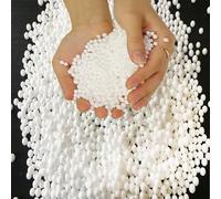 MINGZE Boules en mousse de polystyrène blanches pour bricolage et slime, boules en mousse de 2,5 à 3,5 mm pour enfants, loisirs créatifs, décoration d'intérieur, décorations de mariage et de fête