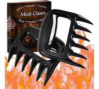 MINGZE lot de 2 de viande griffes, viande Fourchettes, ours empreintes pour pulled pork, barbecue, Les griffes originales de déchiqueteur d'ours, chair parfaitement déchiquetée